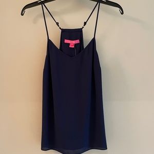 Lilly Pulitzer Navy Blue Tank Top